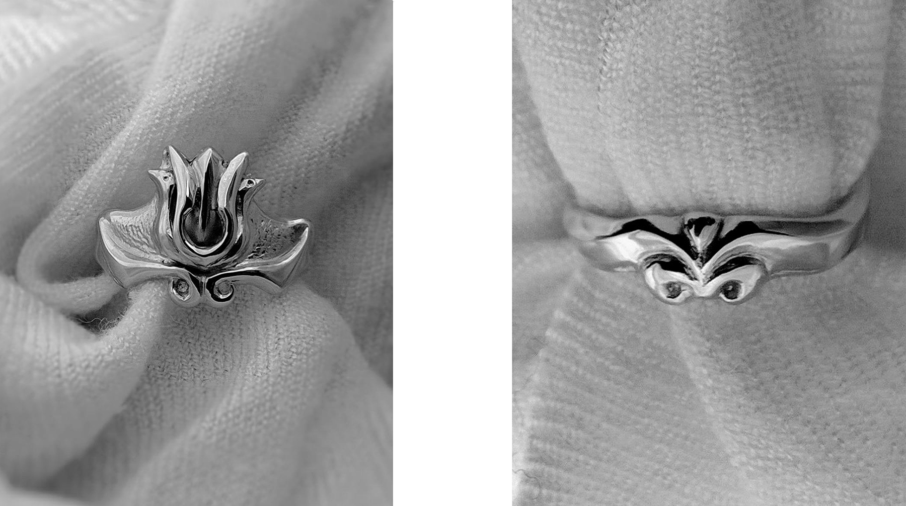 Custom handmade ring by Sikra Jewelry
